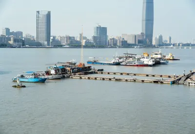 Shanghai Riverside from above