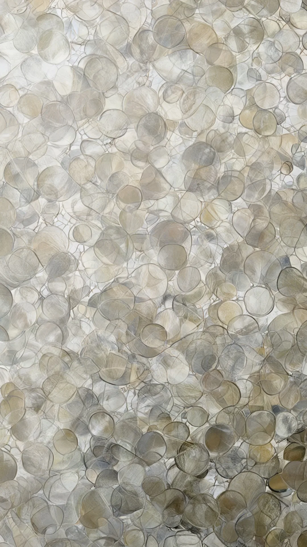 Translucent Circles in an oil painting style