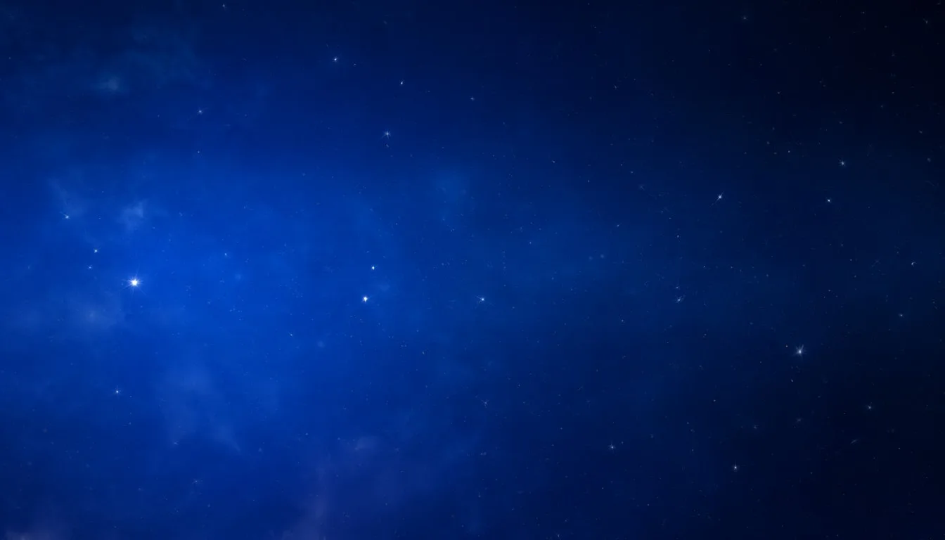 Deep Space Gradient With Stars