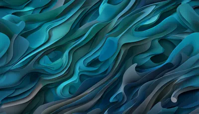 Paper Cut Layers in a deep palette