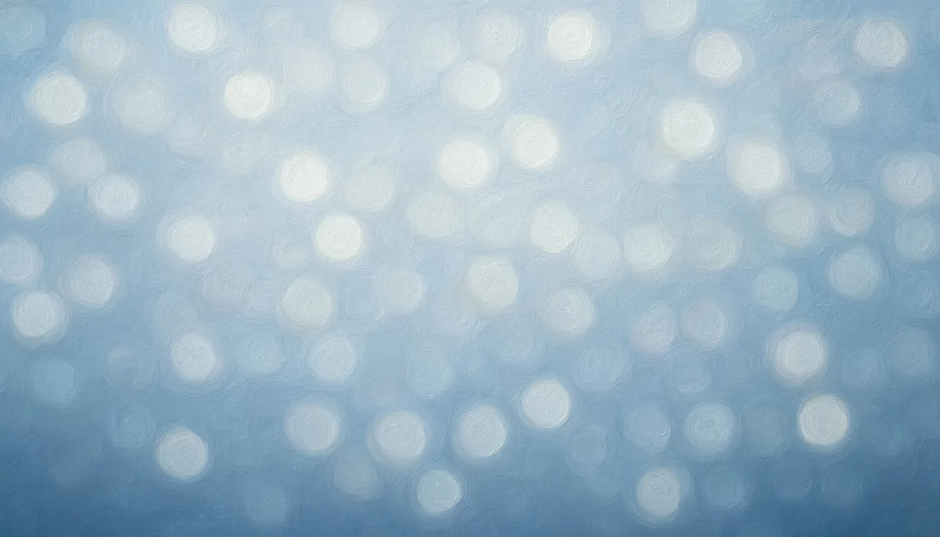 Soft Bokeh Lights in a cool palette