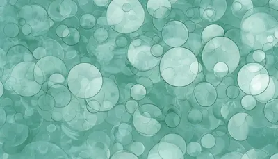 Translucent Circles in an oil painting style