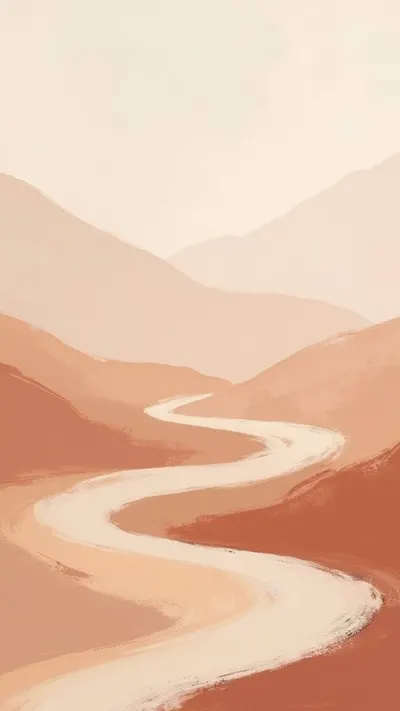 Desert Clay Tones in a cool palette
