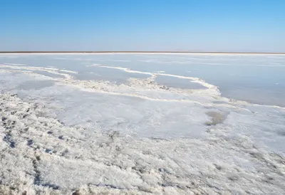 Salt Crystal Shoreline at dawn