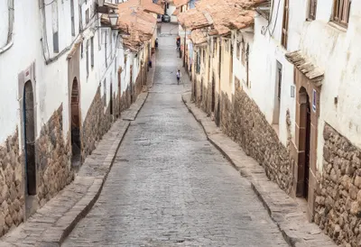 Cusco Stone Street from above