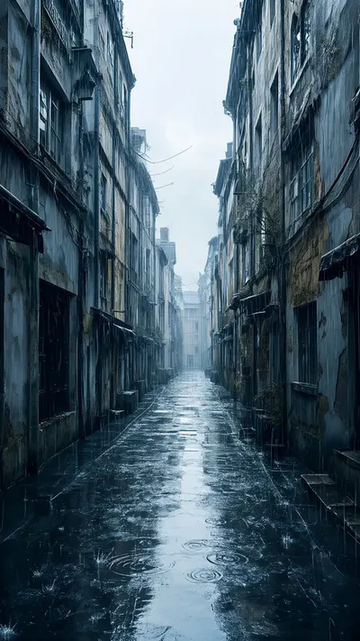 Anime Rainy Alley