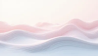 Thin Line Waves in a soft palette