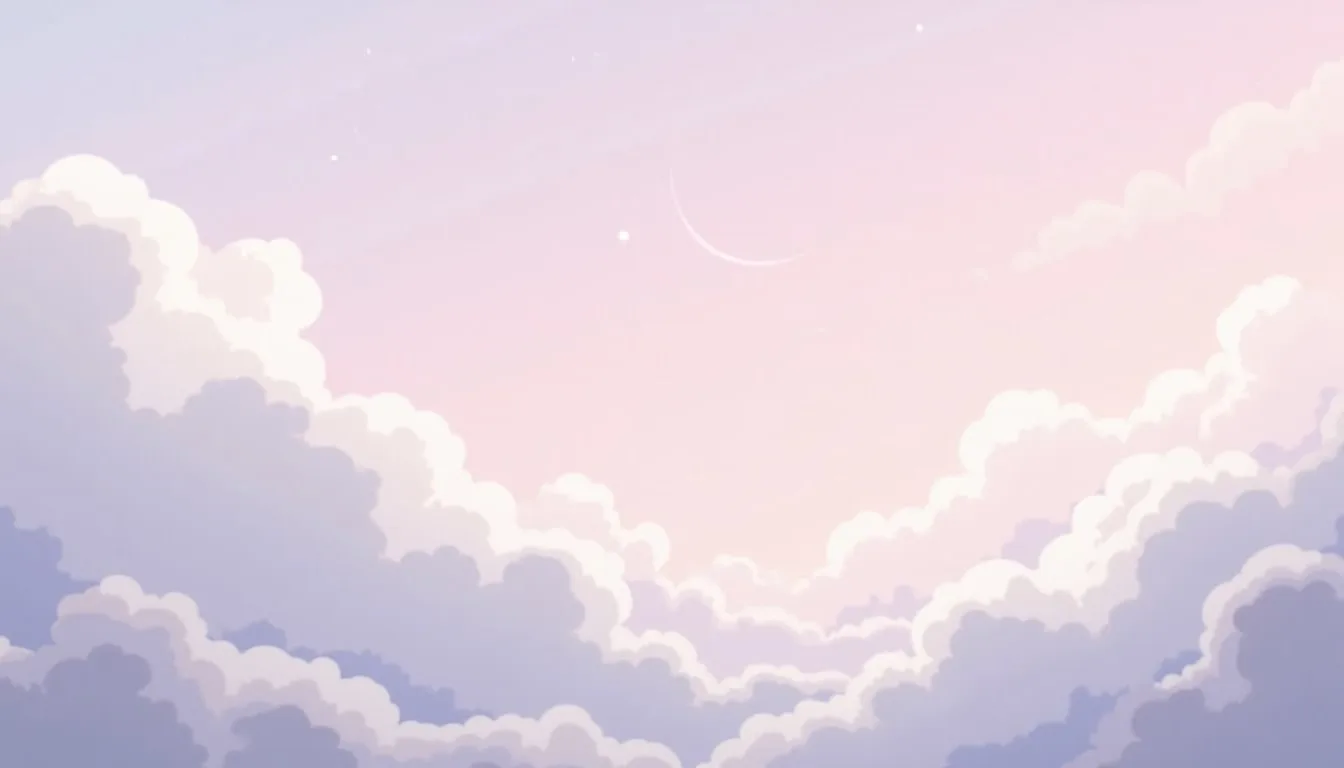 Soft Cloud Shapes with a minimal touch