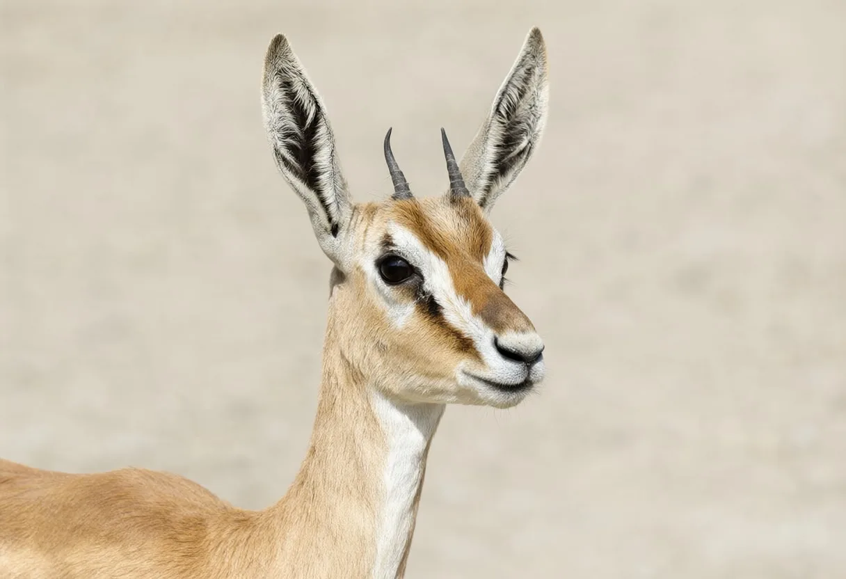 Gazelle close-up portrait