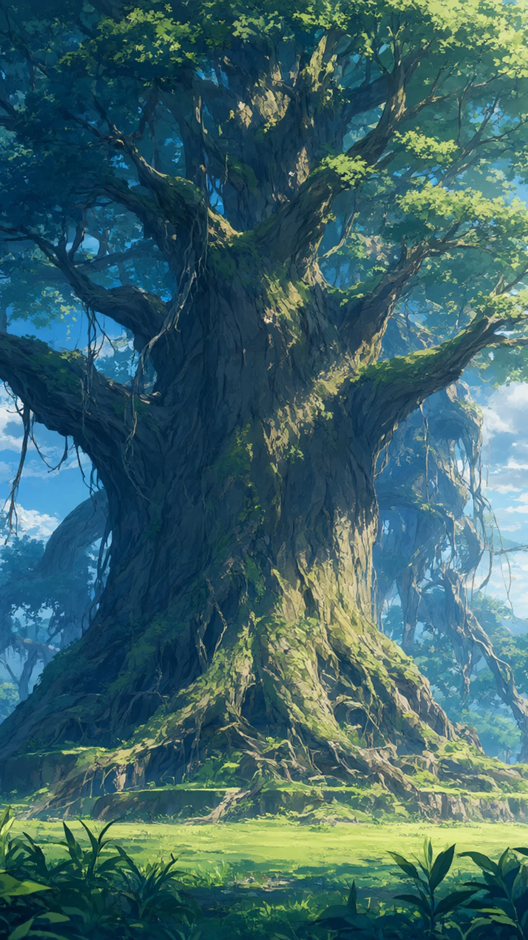 Fantasy Giant Tree with a minimal touch