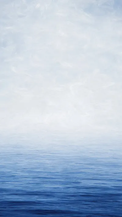 Minimal Sea Horizon in an oil painting style