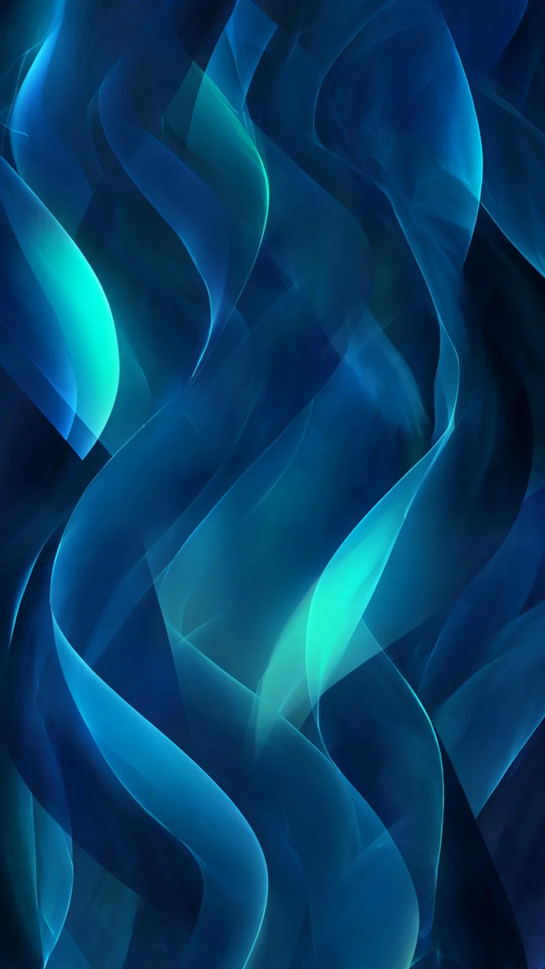 Aurora Ribbon Abstract in a deep palette