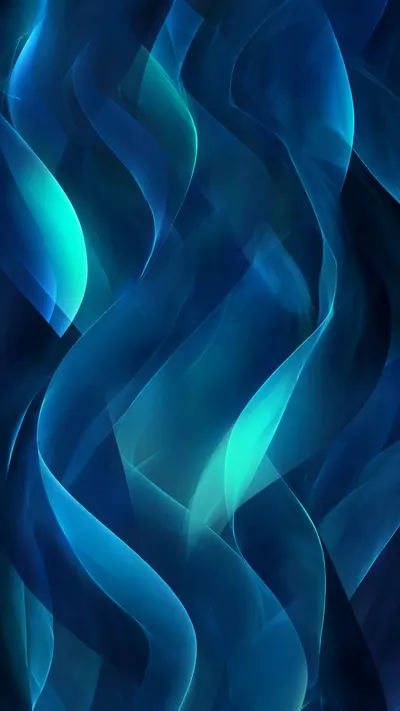 Aurora Ribbon Abstract in a deep palette
