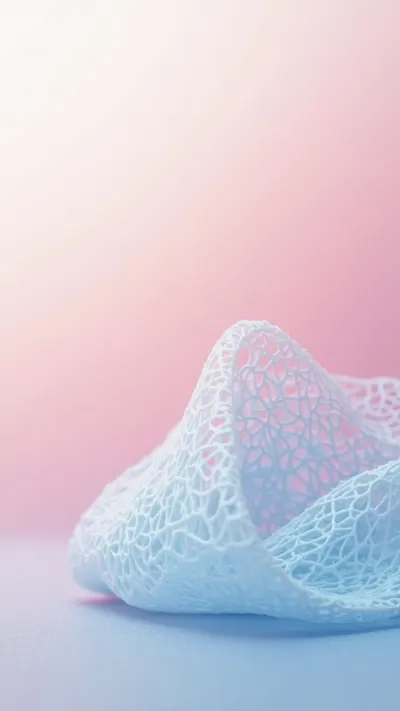 Gradient Mesh Blob in a soft palette