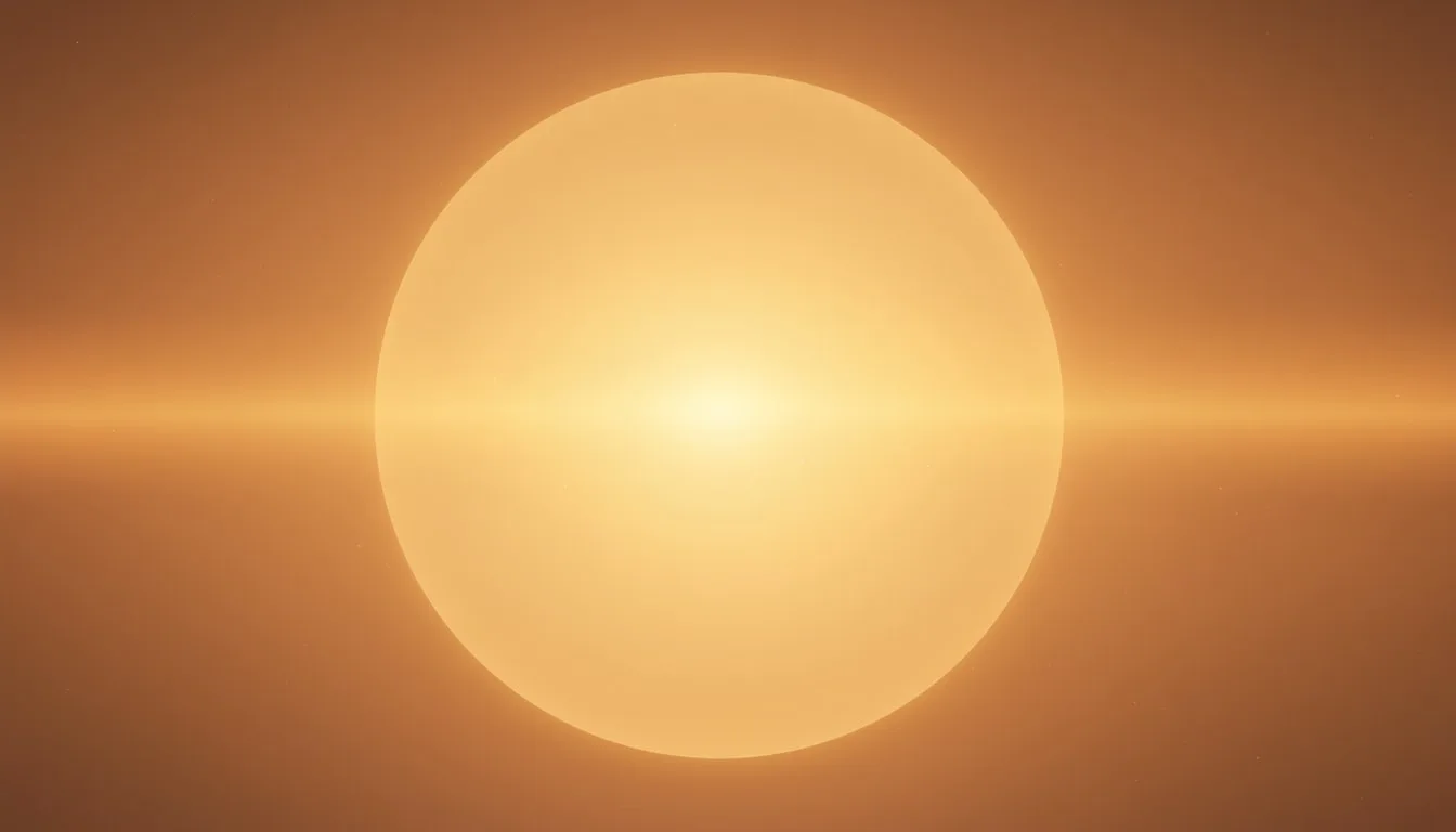 Minimal Sunrise Disc