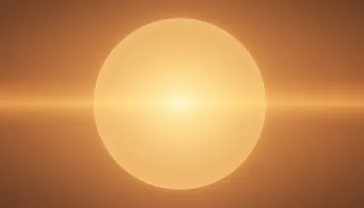 Minimal Sunrise Disc