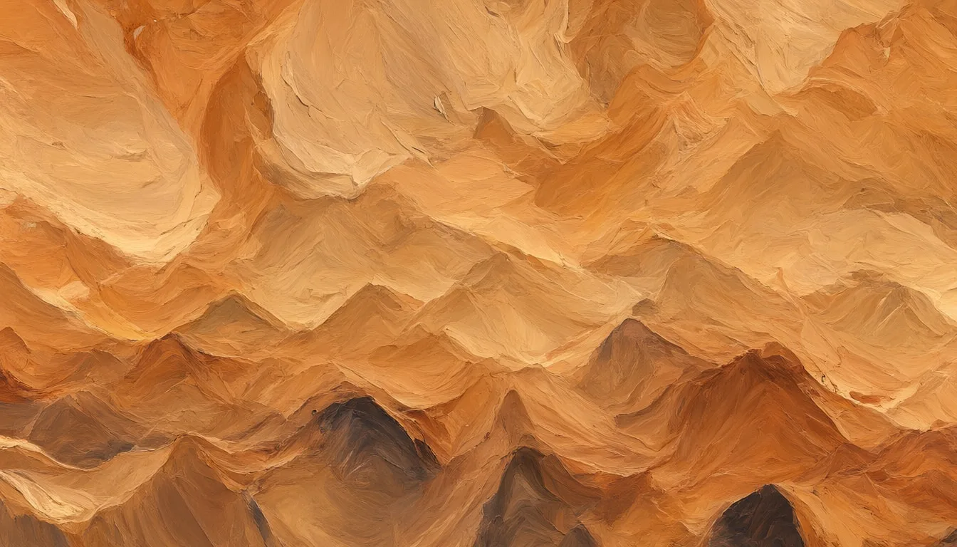 Desert Clay Tones in an oil painting style