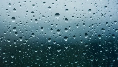 หยดฝนบนกลาสมาโคร