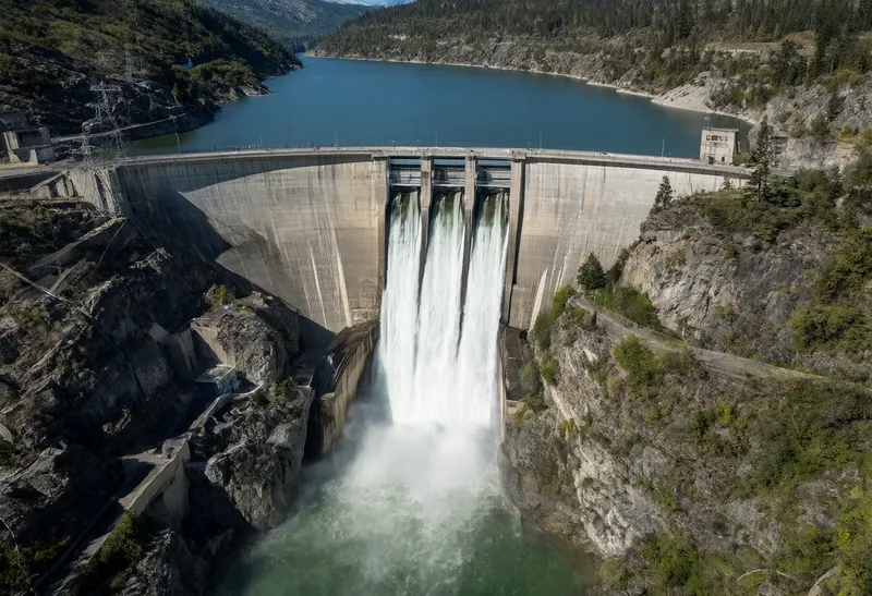 Dam Spillway from Above