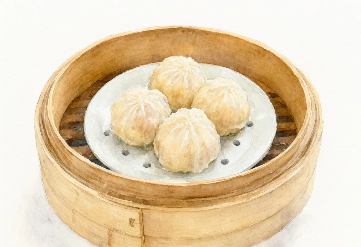 Chinese Dim sum basket