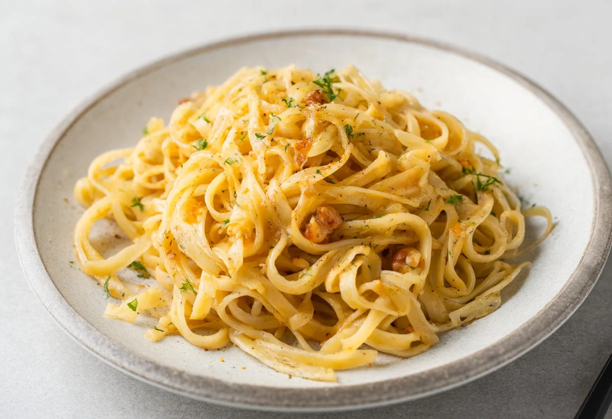Italian pasta plate