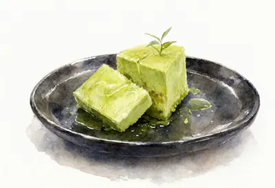 Japanese Matcha dessert