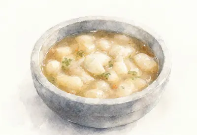 Korean Rice cake soup