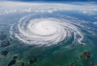 Tropical Cyclone Approaching a Coastline