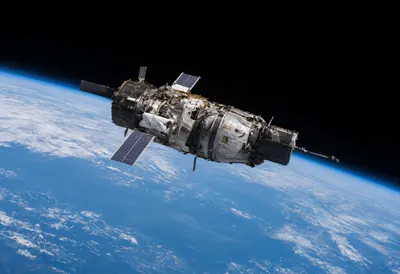 Spacecraft above Earth