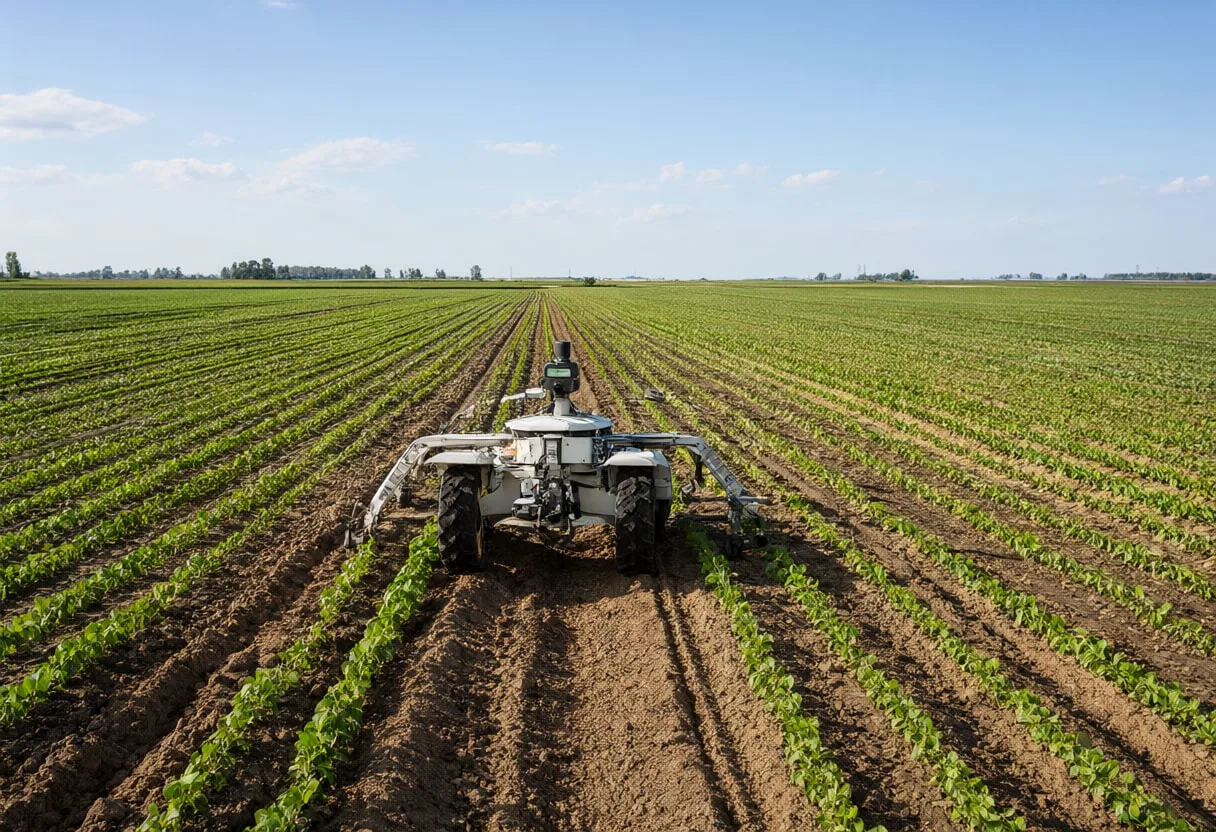 Agricultural Robot in a Field