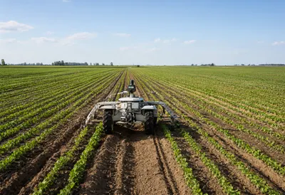Agricultural Robot in a Field