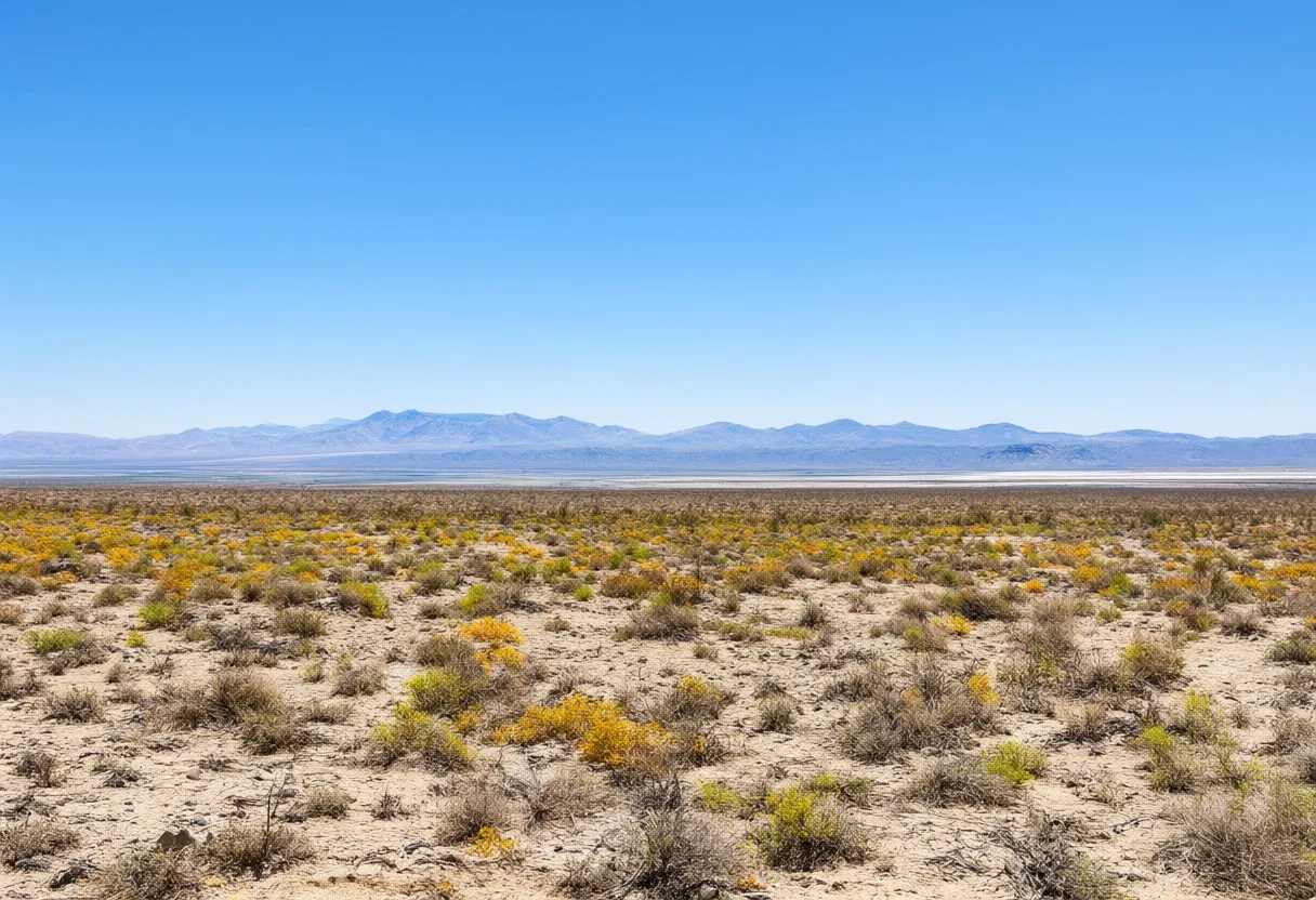 Desert Bloom After Rain