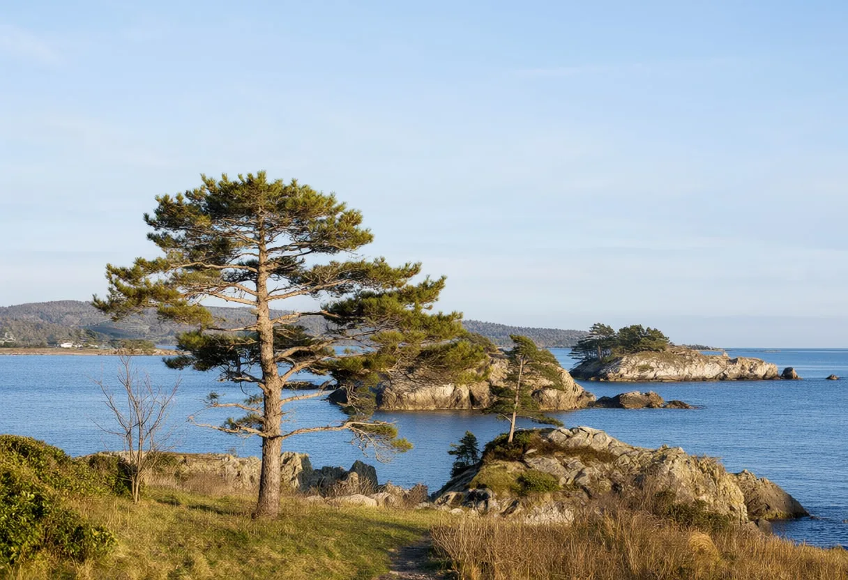 Coastal Pine Headland at dawn
