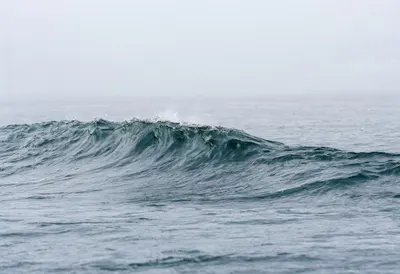 Wave Crest Macro in soft mist