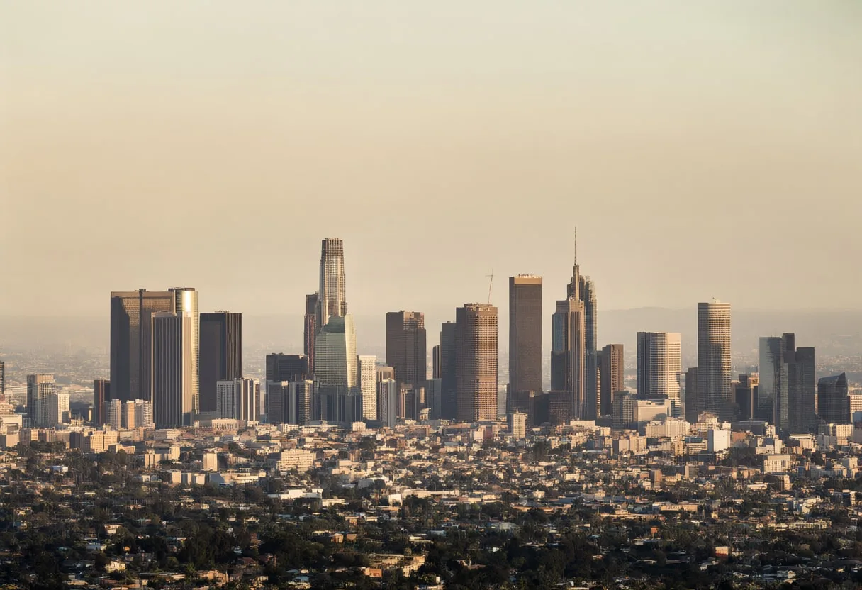 Skyline from a Distant Hill