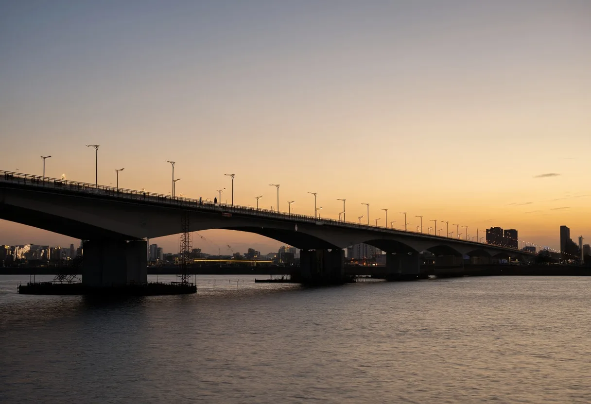 Bridge Silhouette at Dusk