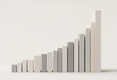 Chart of Rising Bars