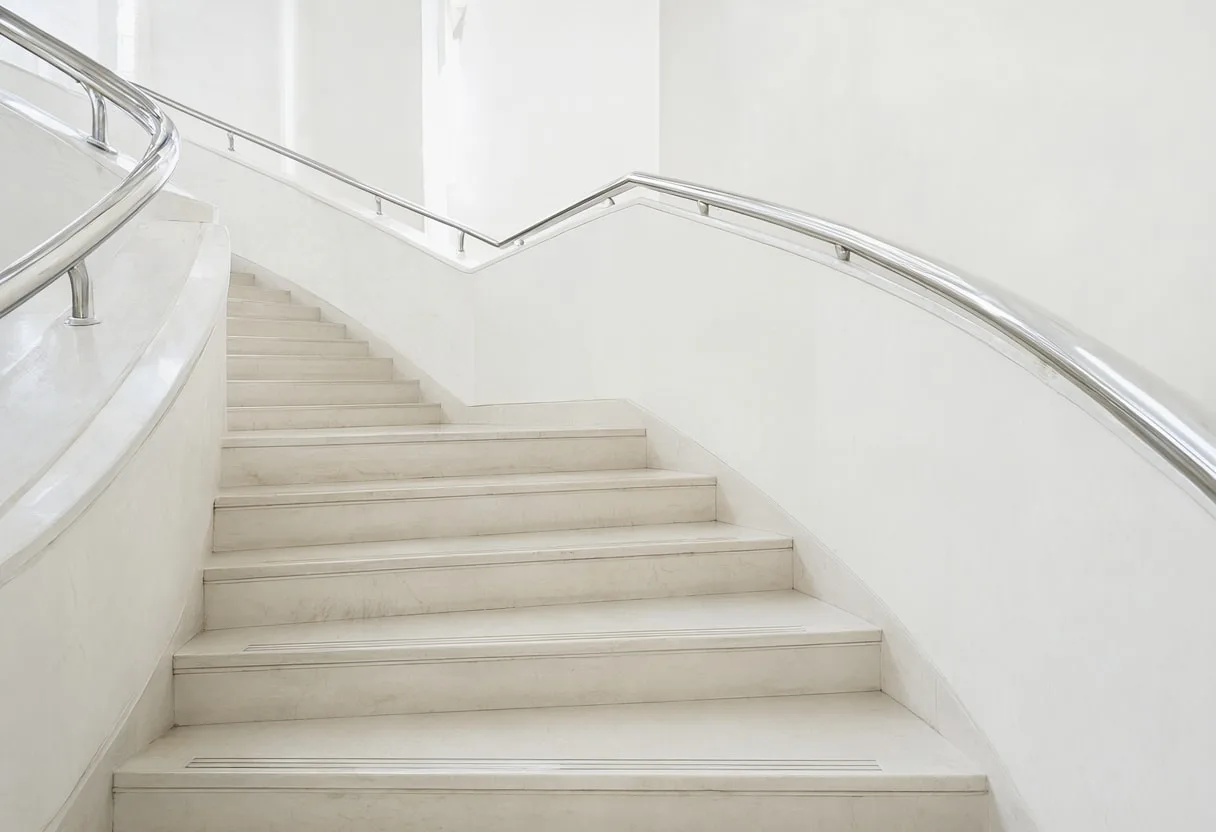 Staircase in a Corporate Lobby