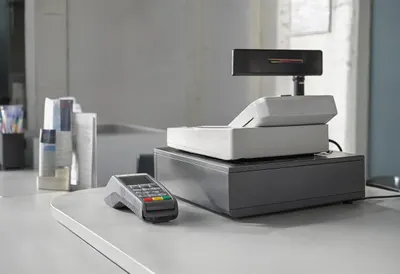 Shop Counter with a Till