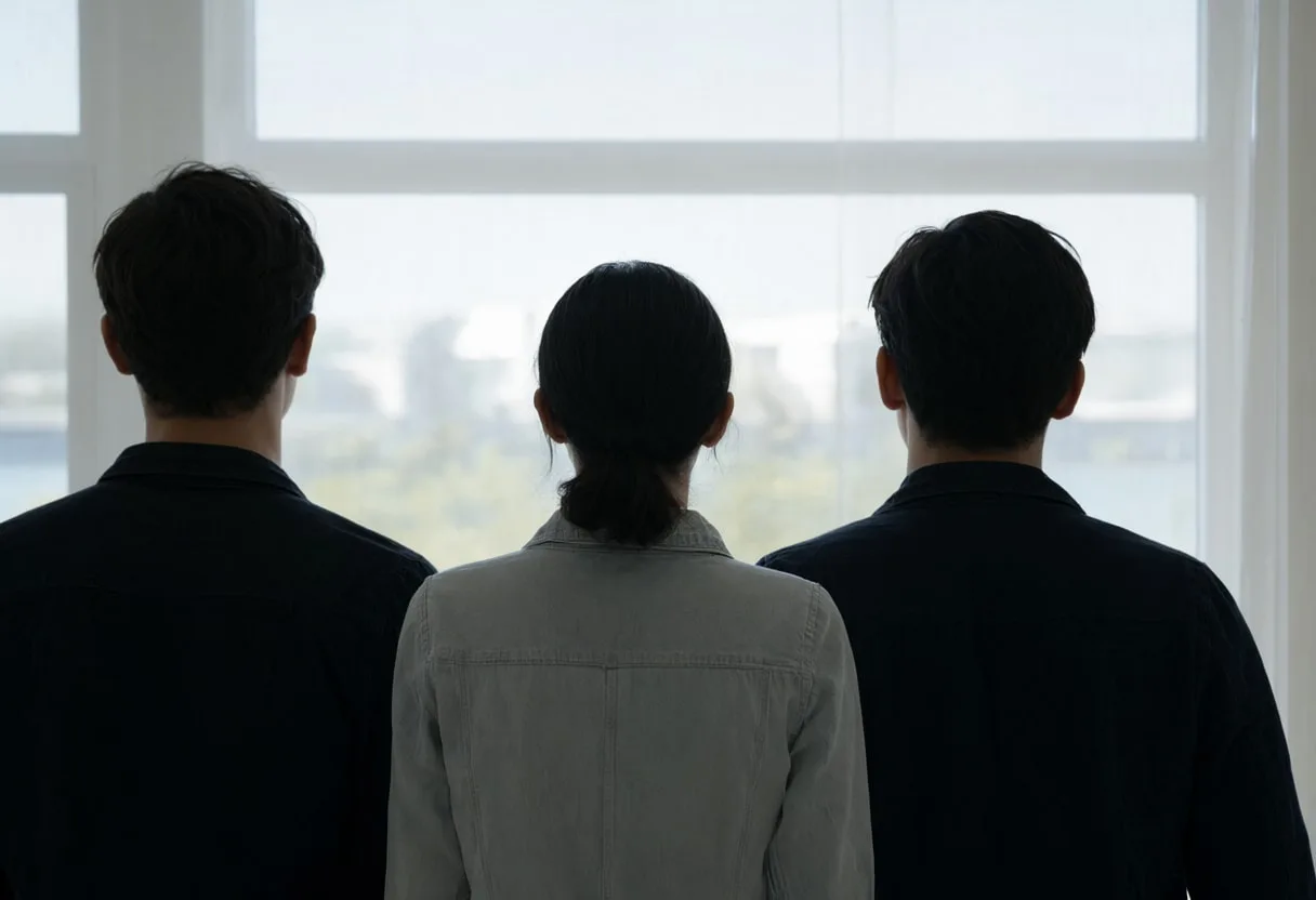 Team Stand-Up in Silhouette