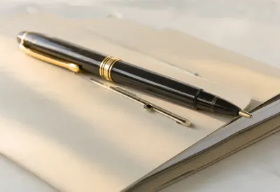 Pen and Contract Folder