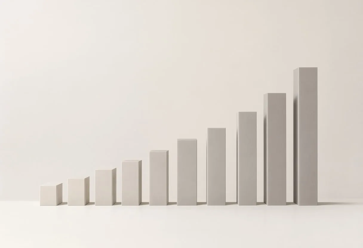Chart of Rising Bars in a minimal setting