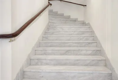 Staircase in a Corporate Lobby in a minimal setting