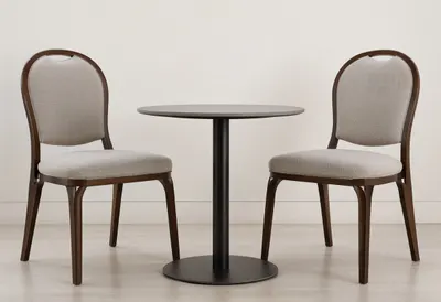 Interview Chairs Facing in a minimal setting