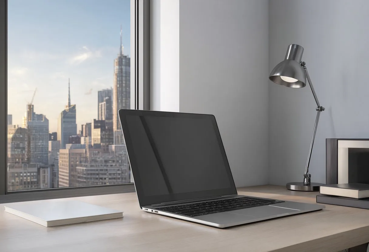 City Window Desk in a minimal setting