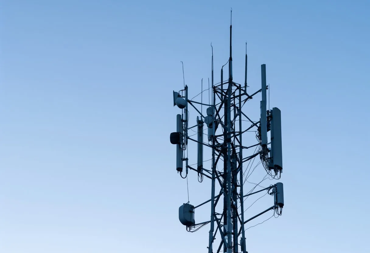 Telecom Tower at Dusk