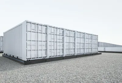 Battery Storage Containers in a clean studio