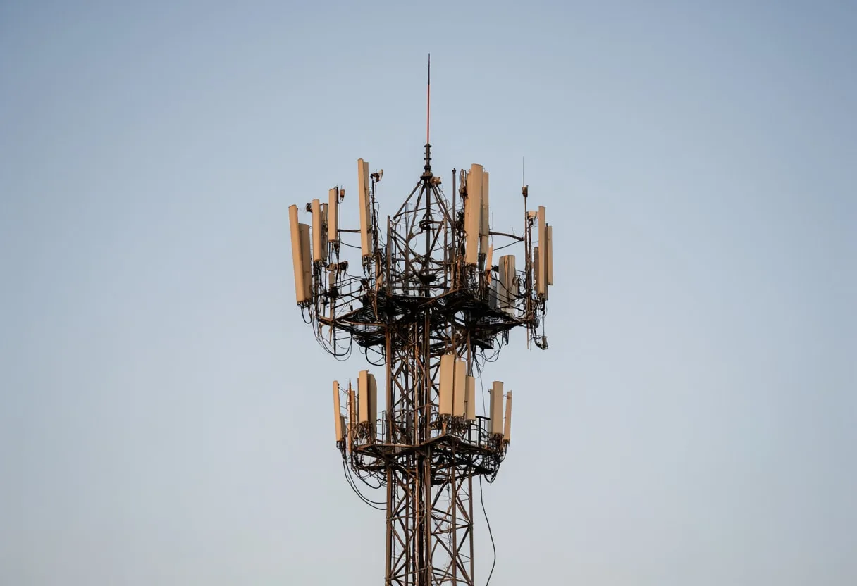 Telecom Tower at Dusk at dusk