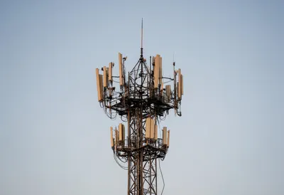 Telecom Tower at Dusk at dusk
