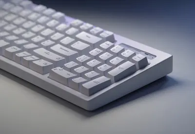Mechanical Keyboard Corner with soft rim light